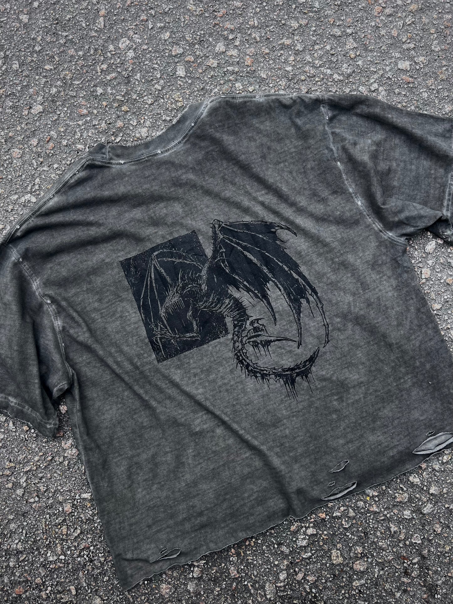 Curve Printing T-shirt