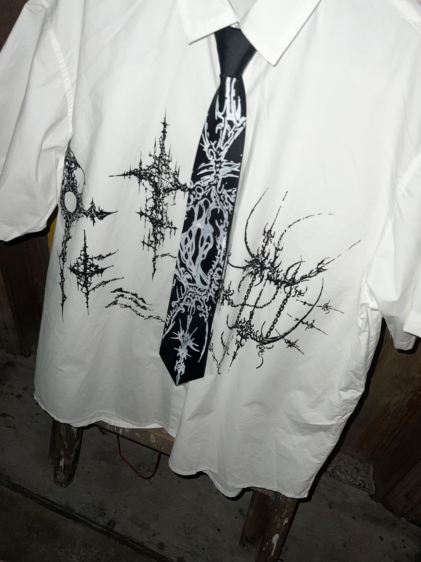 Print Short Sleeve Shirt 04