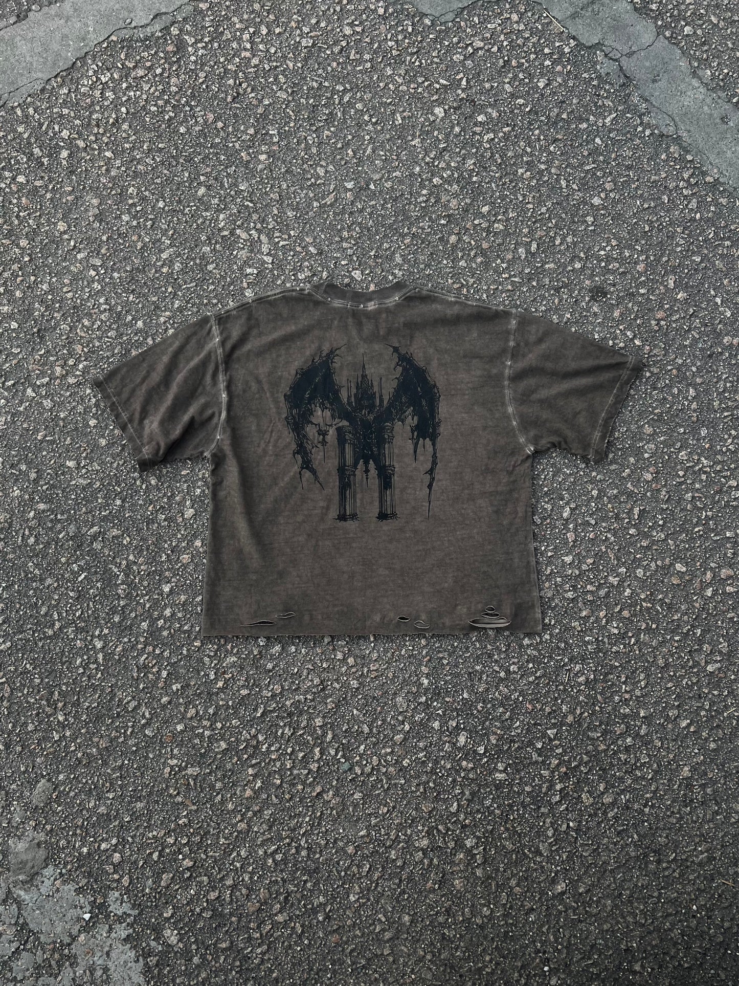 Monster Castle Printing T-shirt