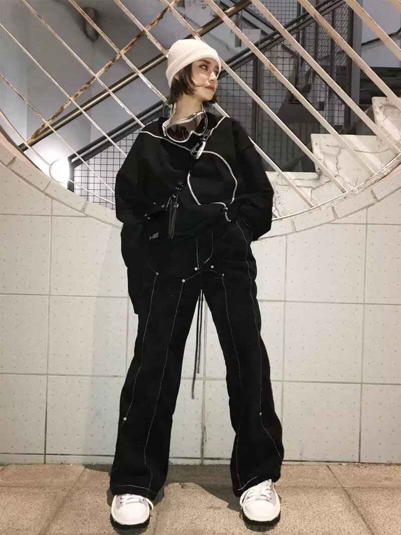 TKYESTUDIO Wide-Leg Straight-Leg Pants 2020F/W