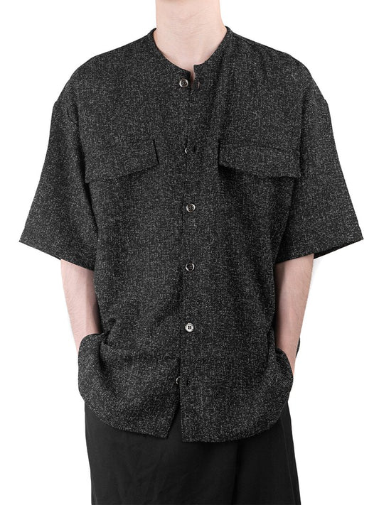 Soft Tweed Half Shirt