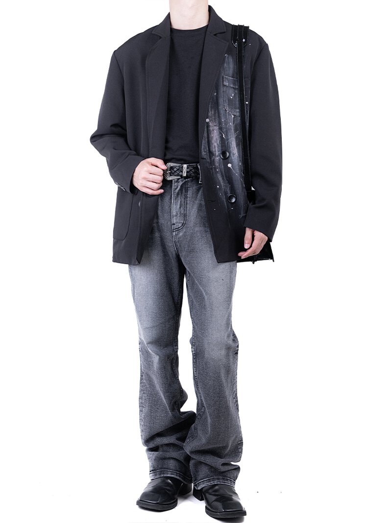 Washing Brush Line Pants