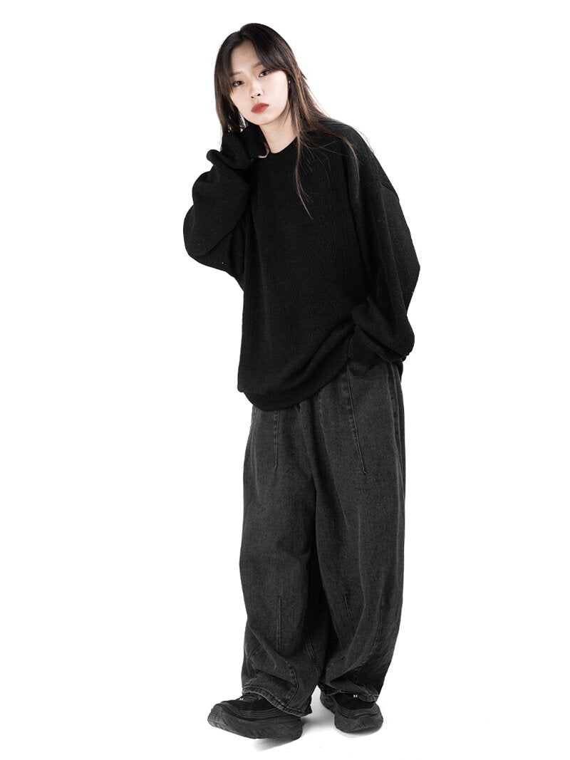 Needle Work Balloon Denim Pants