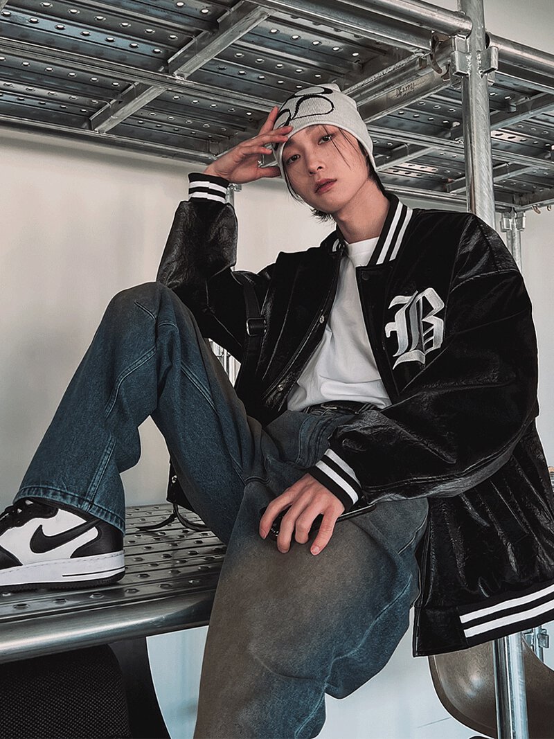 Lettering Front Blouson