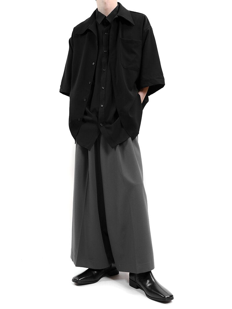 Nylon Skirt Slacks