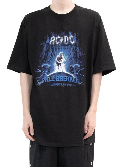 AC/DC Ball Breaker Print T-shirt