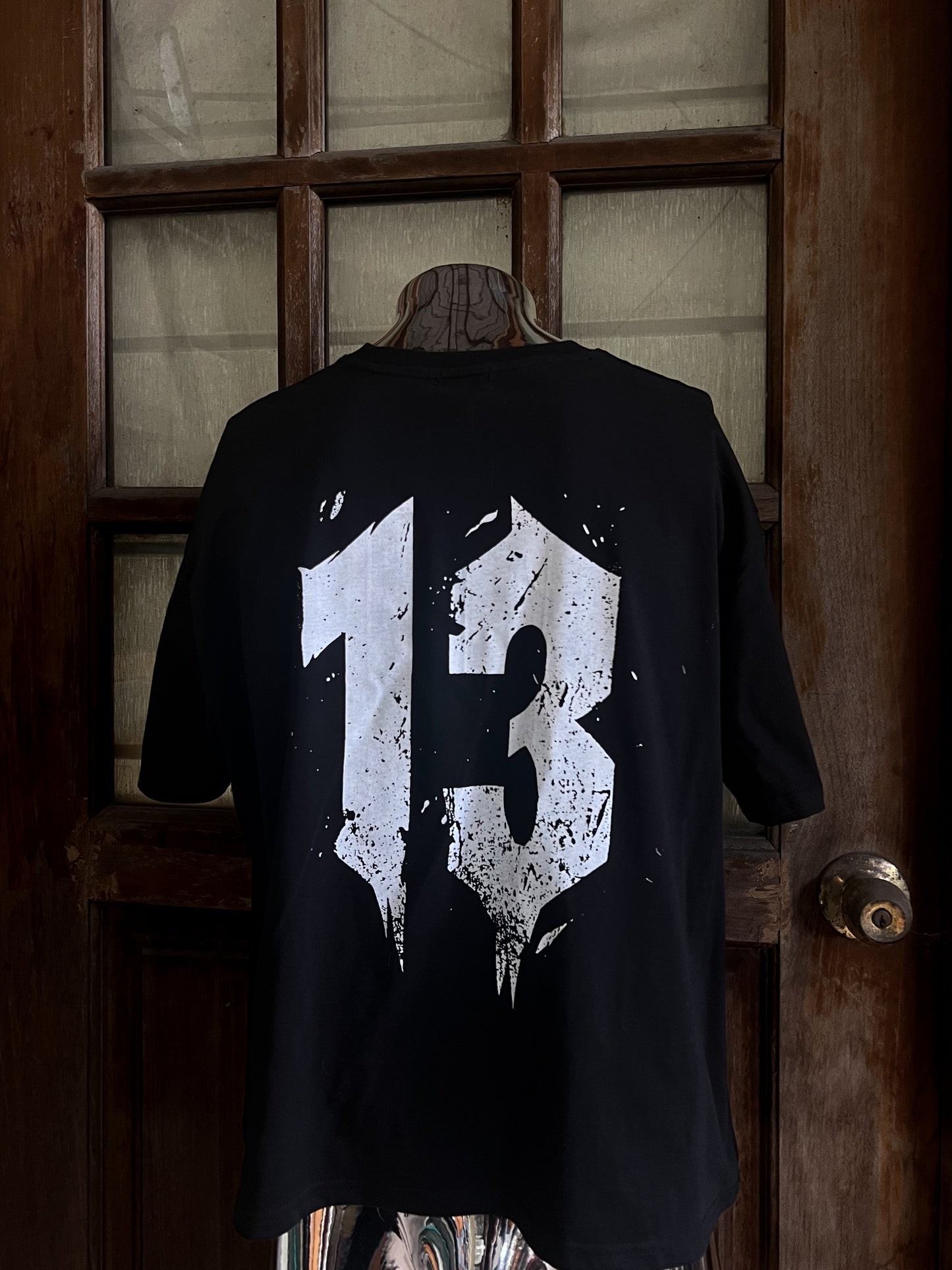 Fractured Edge Black T-Shirt
