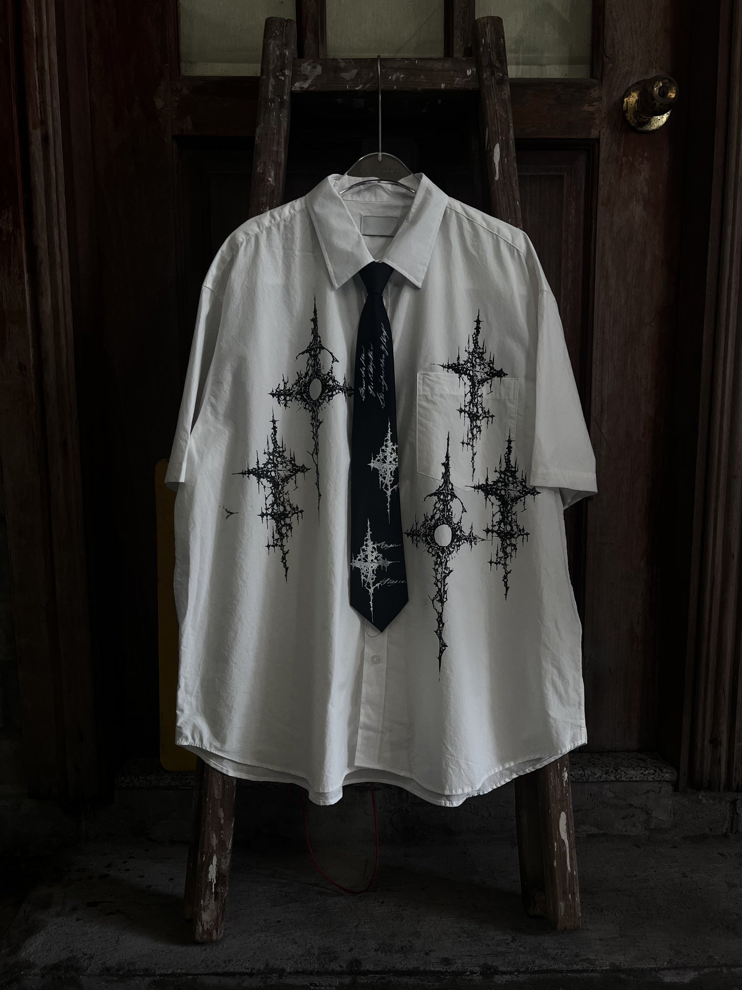 Print Short sleeve Shirt 08