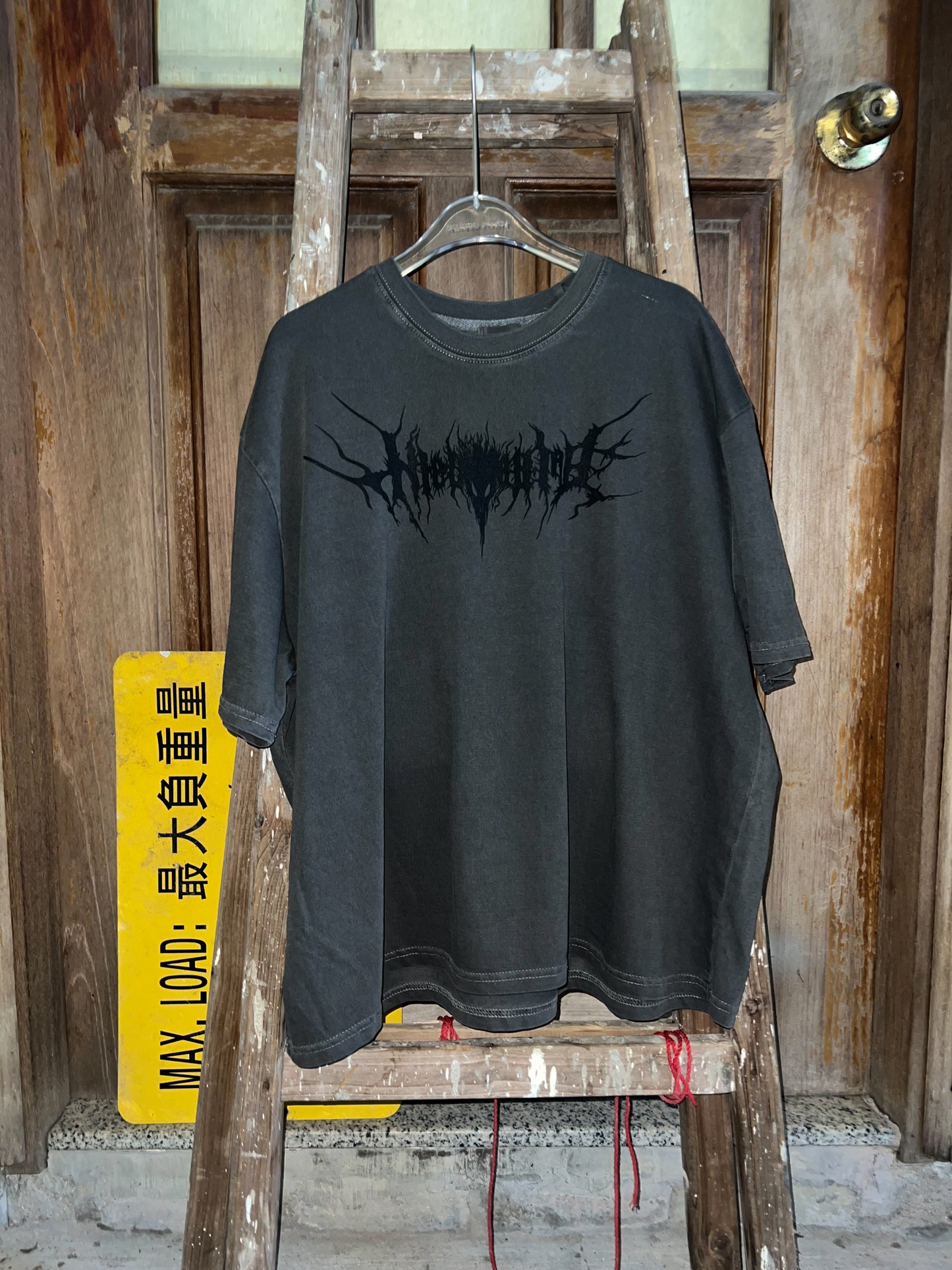 Veil of dread crop tee