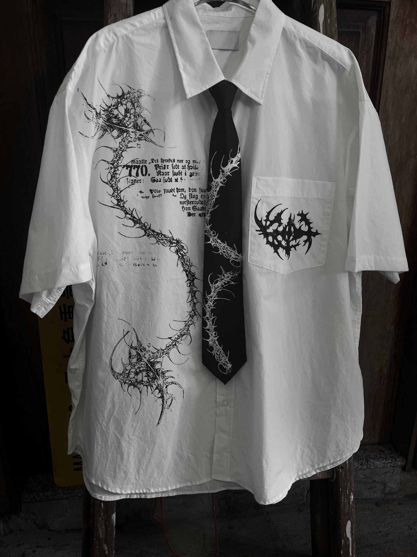 Print Short sleeve Shirt 06