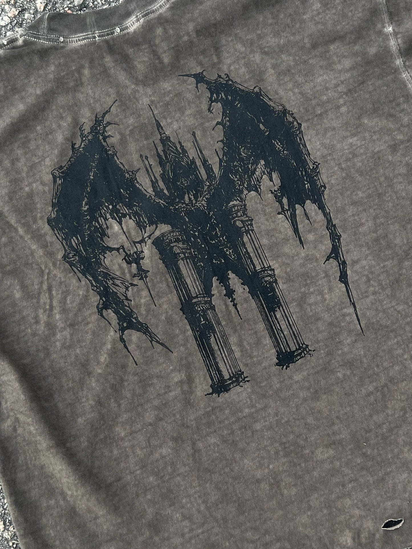 Monster Castle Printing T-shirt