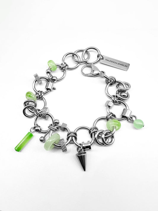 Green piercing bracelet