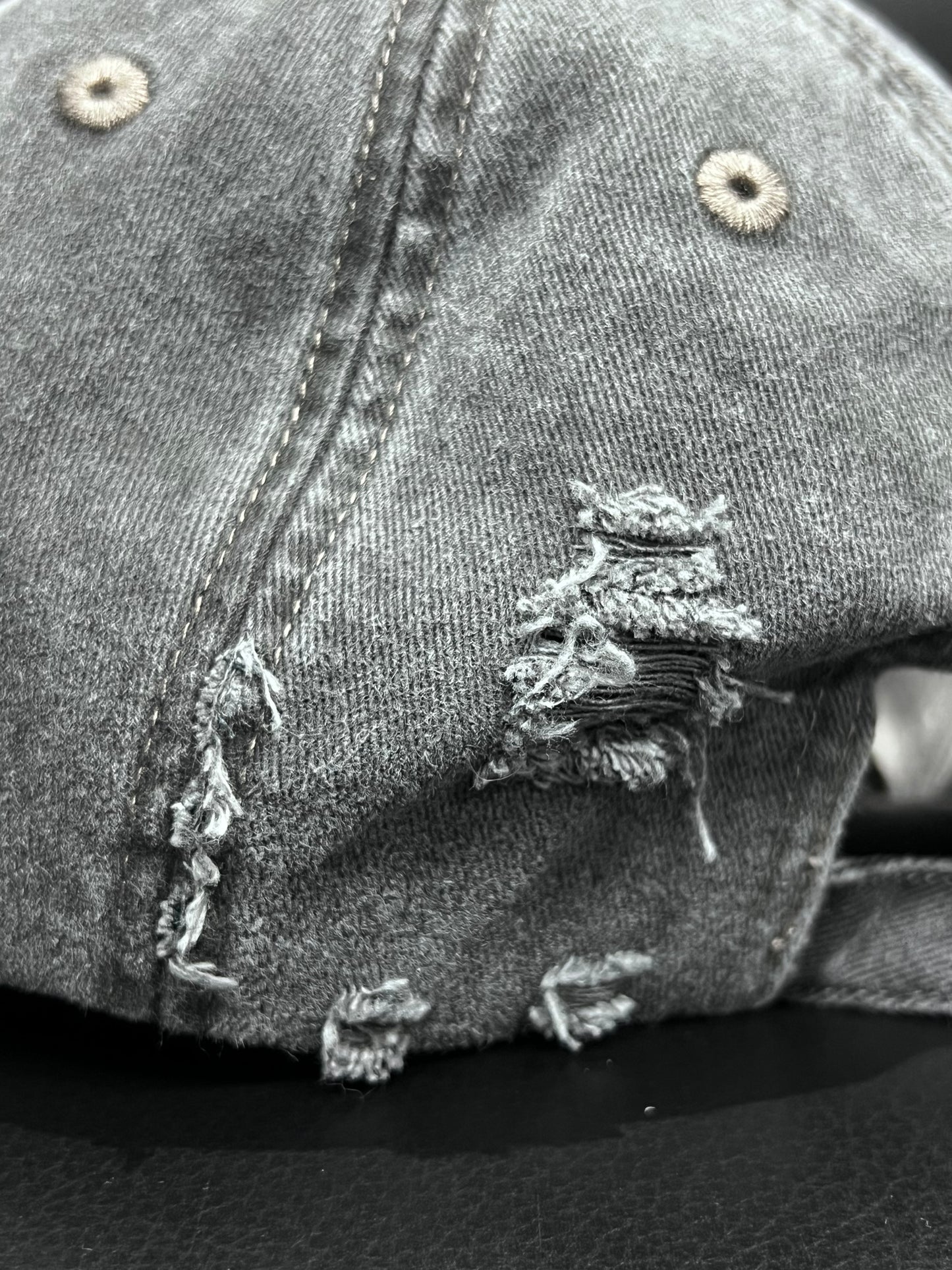 Washed Rhinestone Cap