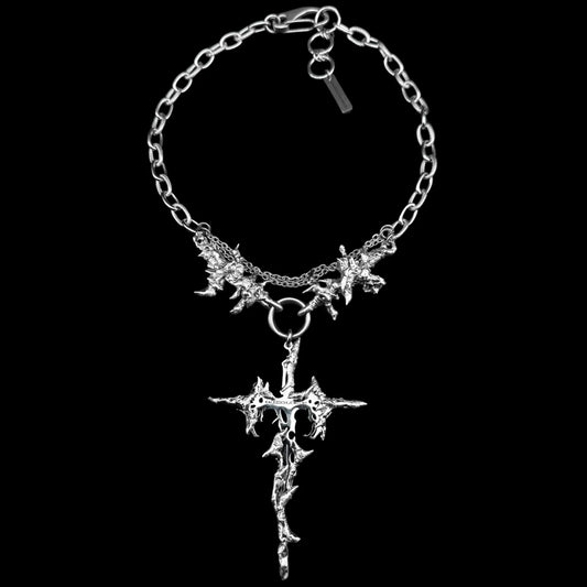Soldered original cross necklace