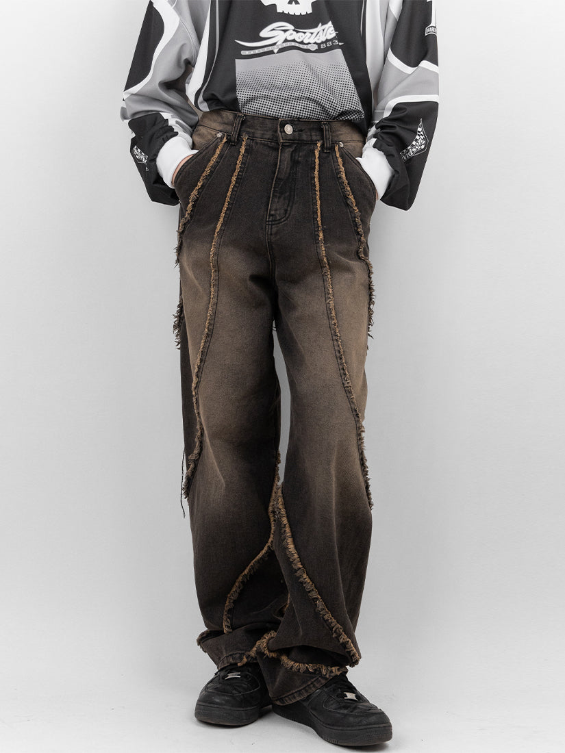 Wave Surgery Denim Pants