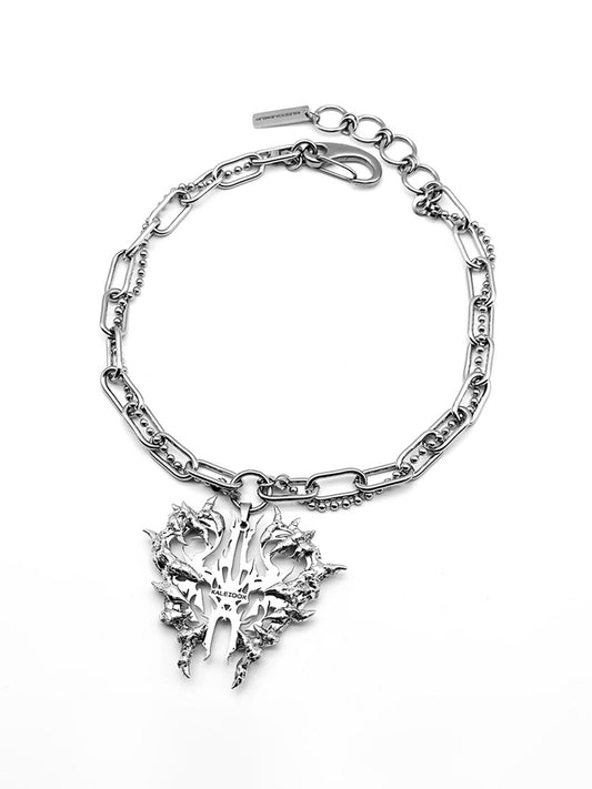 Soldered original design butterfly necklace