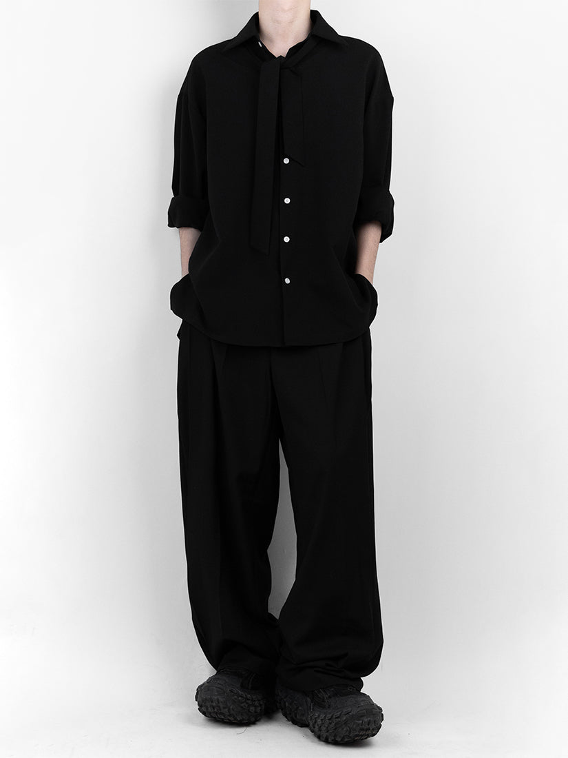 Tie Ruffled Shirts