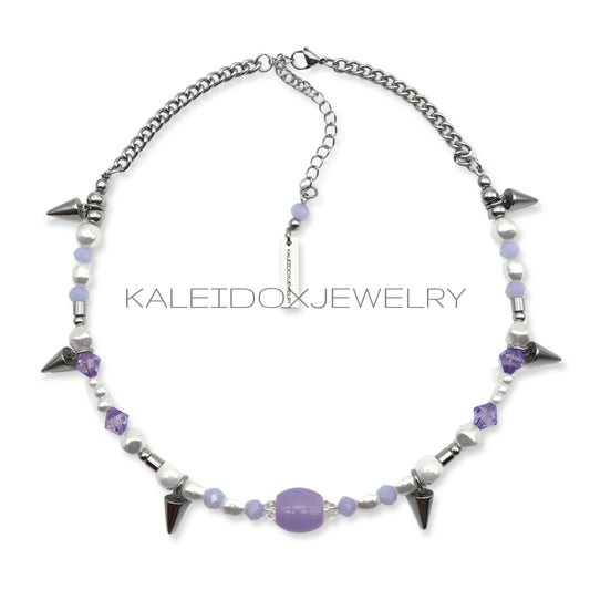 Purple Jade necklace