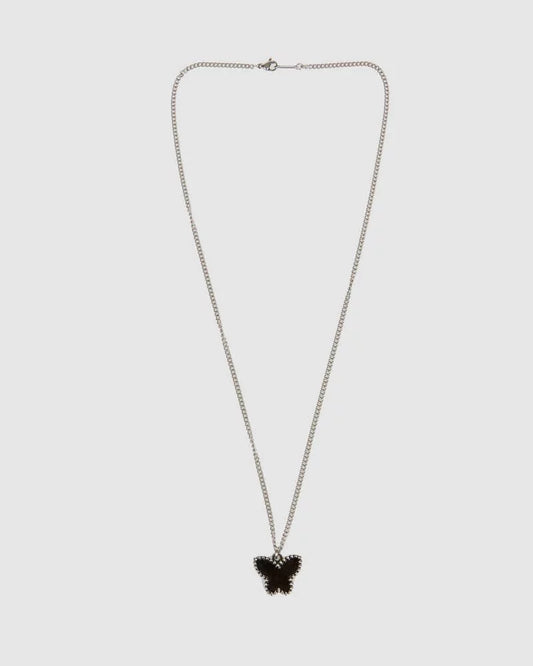 BLACK BUTTERFLY NECKLACE