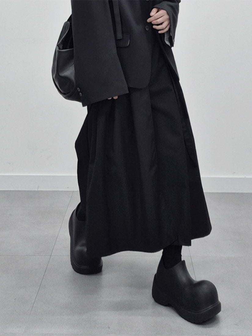 Wrap skirt pants