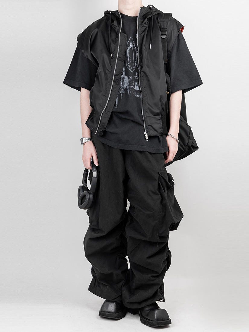 Hooded Ma-1 Vest