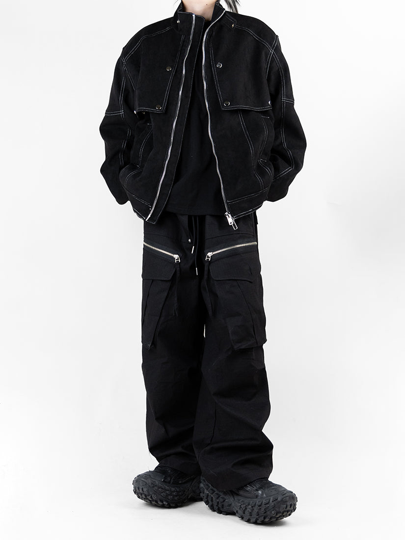 Pocket Cargo Balloon Stopper Pants