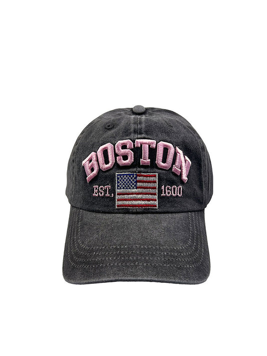 Boston Pig Washed Ball Cap