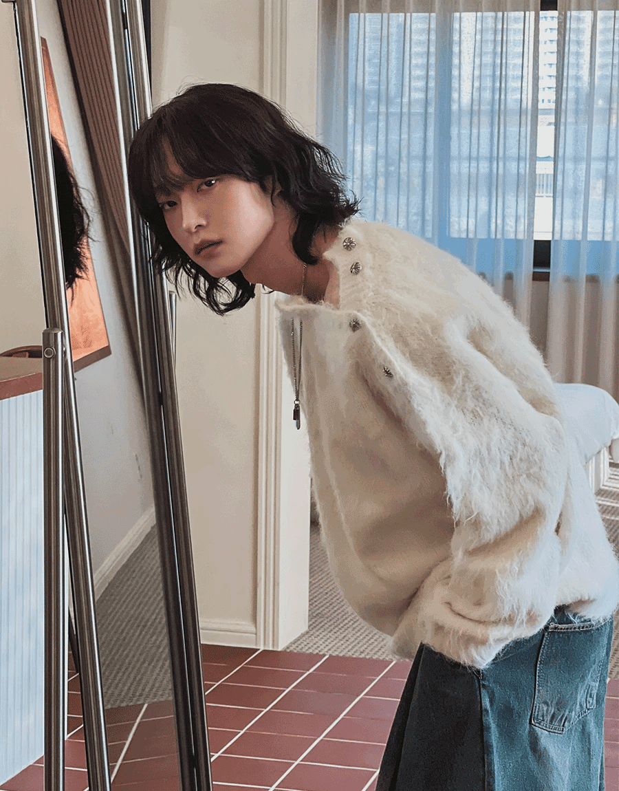 Celine Wool Button Knit 