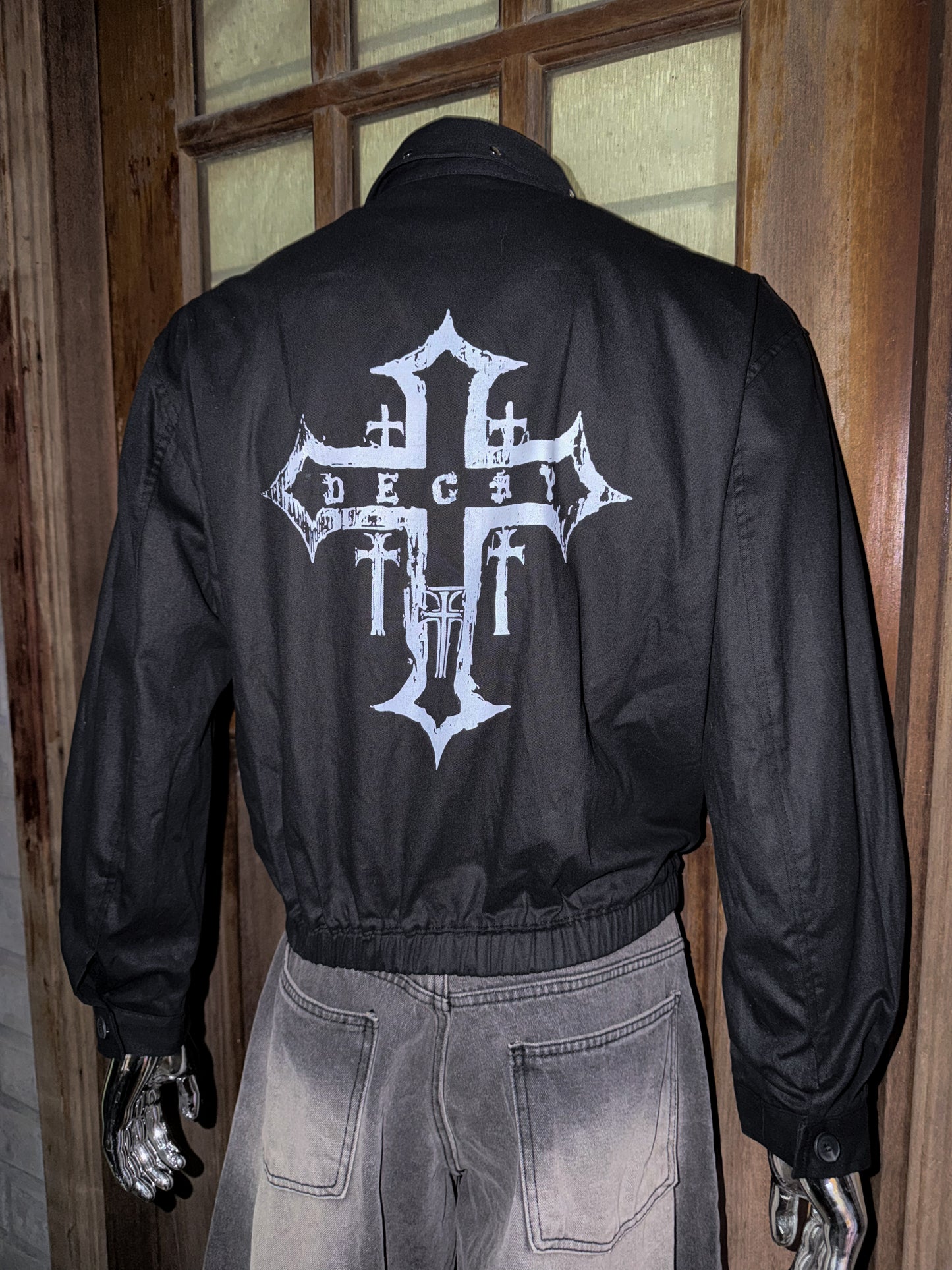 Decay Cross studded Jacket