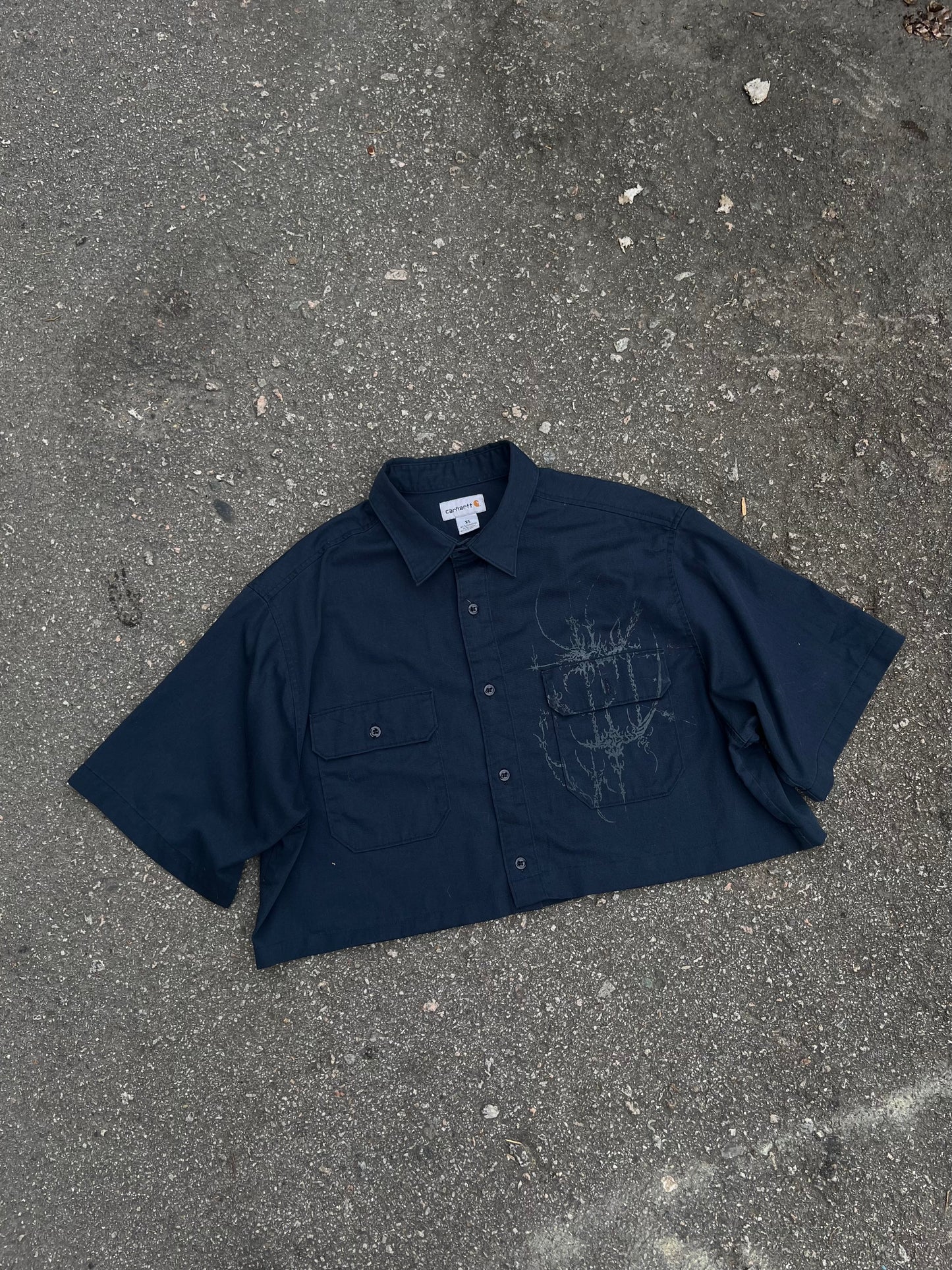 Vintage Crop Cut Shirt 8