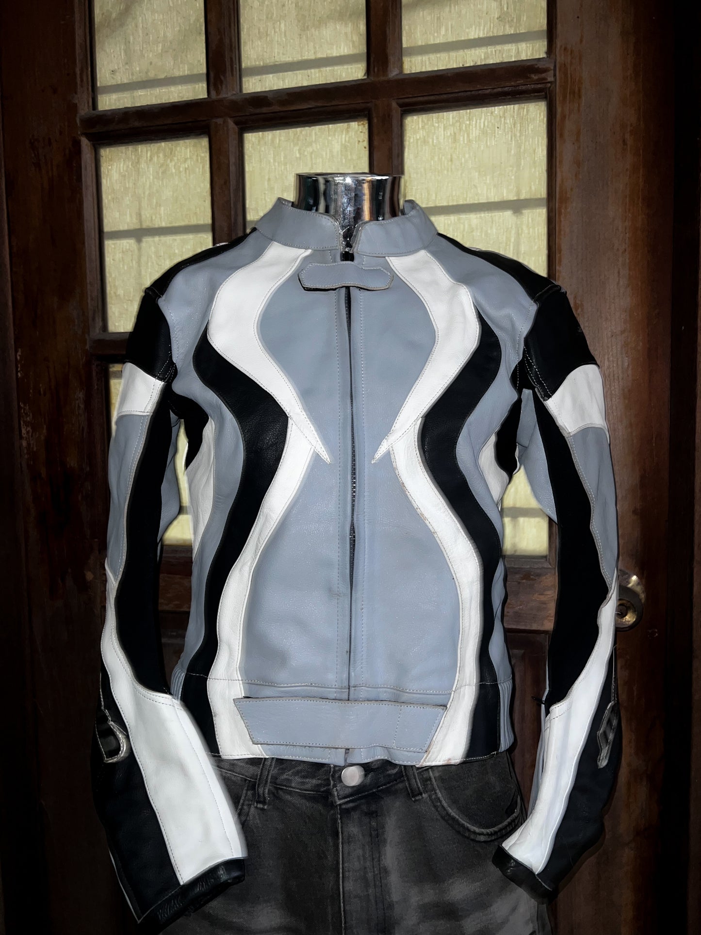 Vintage racing leather jacket 2