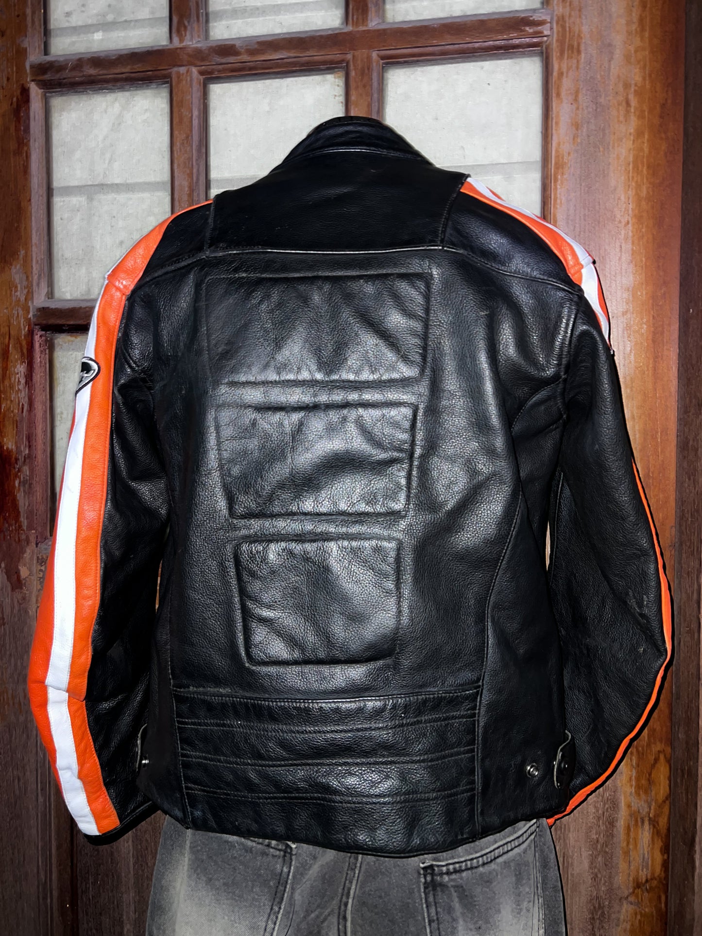 Vintage racing leather jacket 3