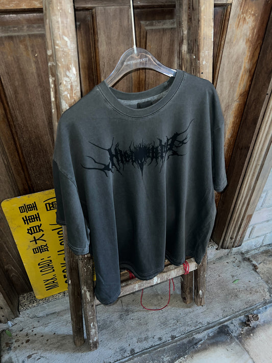 Veil of dread crop tee