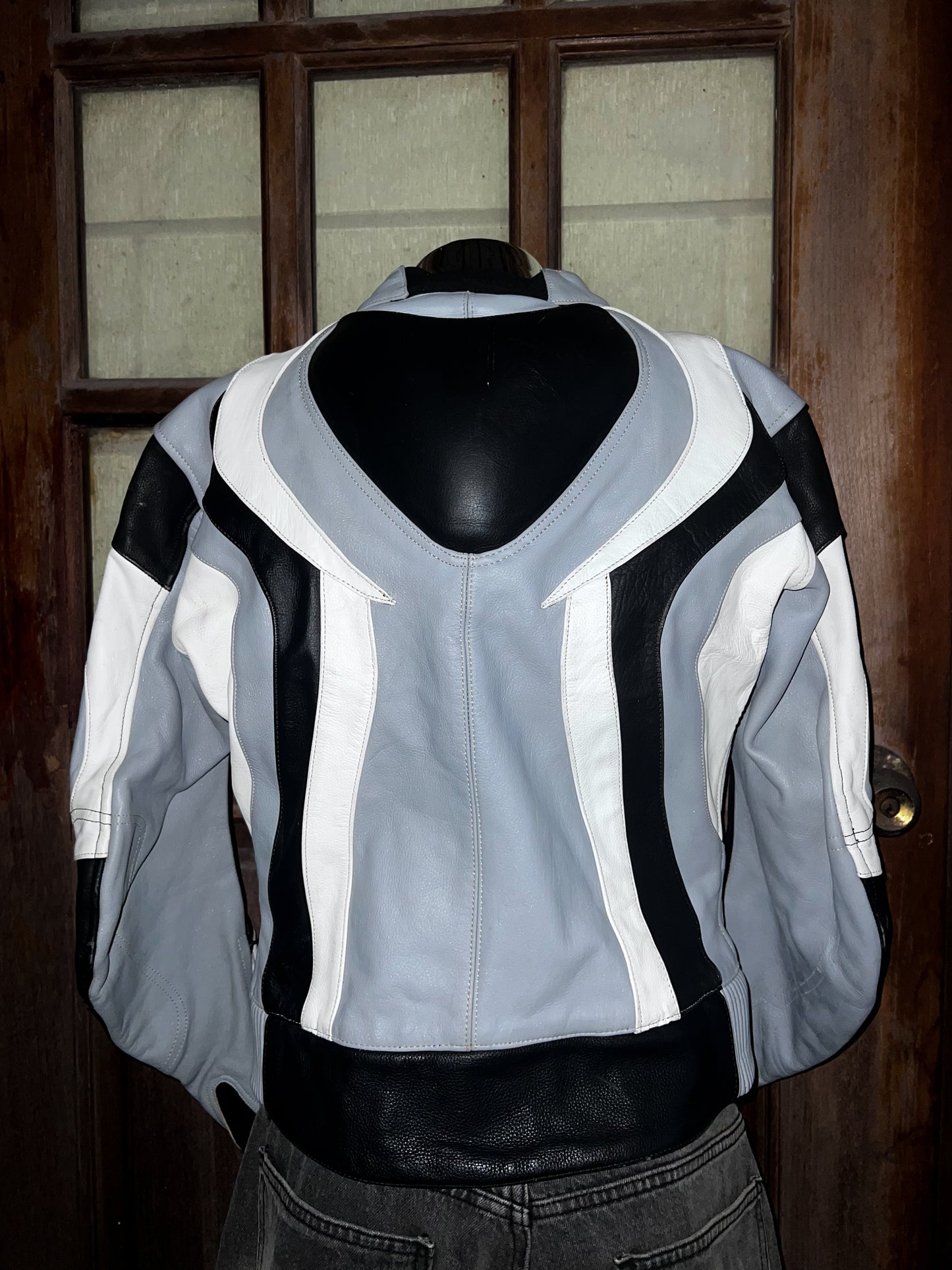 Vintage racing leather jacket 2