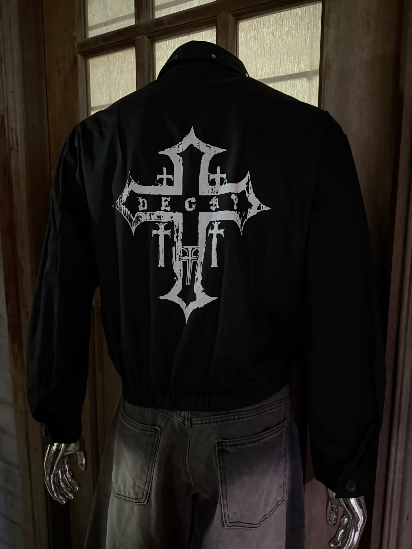 Decay Cross studded Jacket