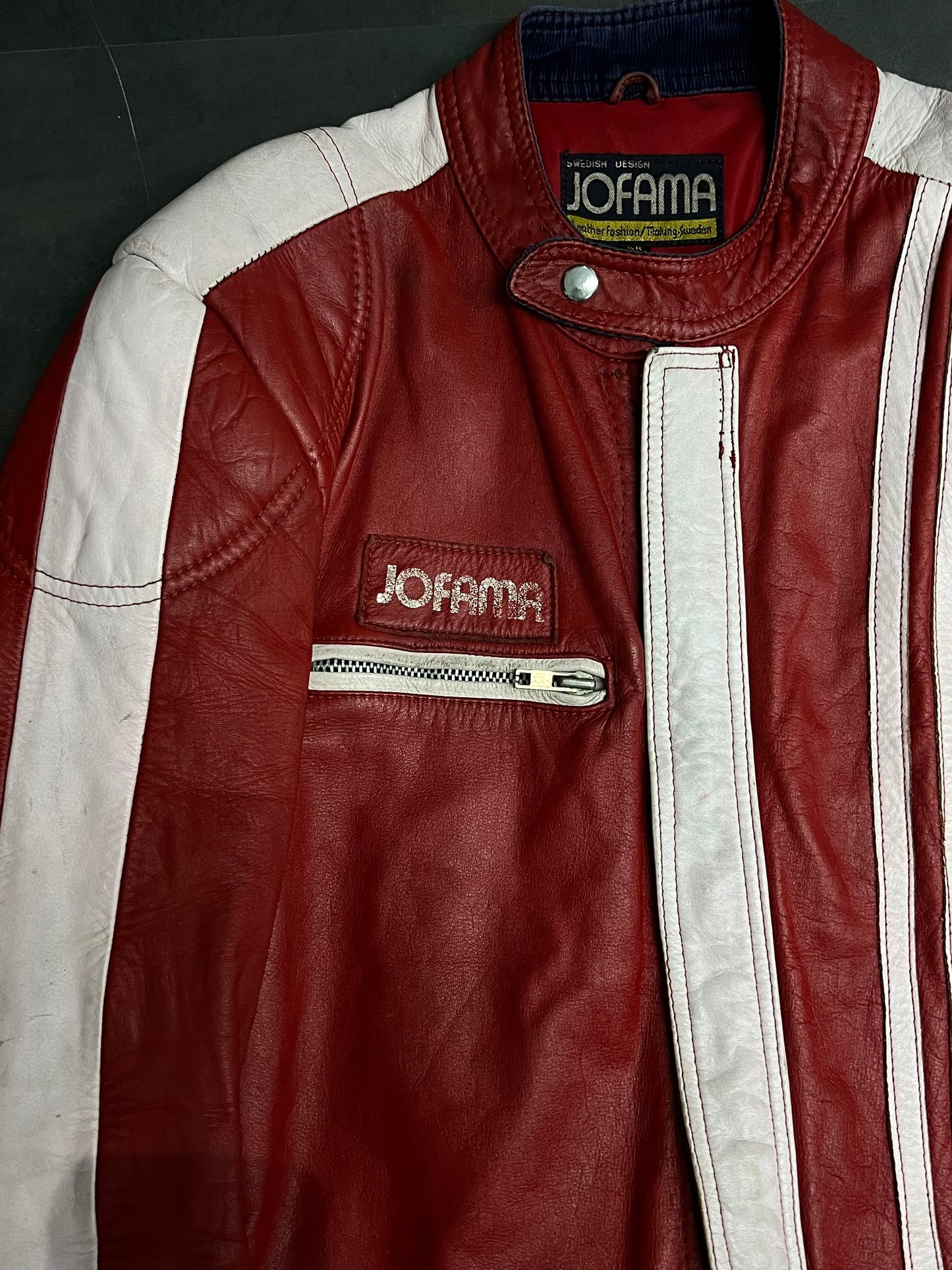 Vintage Racing Leather Jacket 1