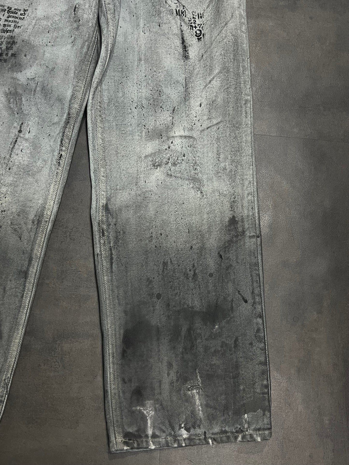 Smokey Washing Wide Pants