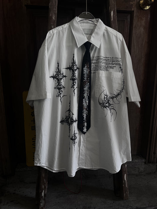 Print Short sleeve Shirt 07