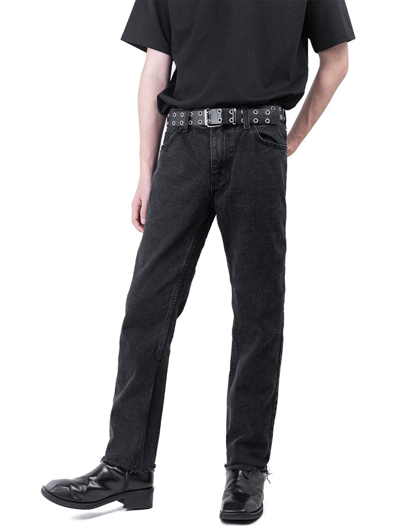 Cropped Straight Denim 