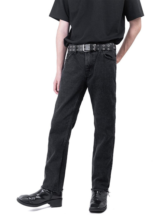 Cropped Straight Denim 