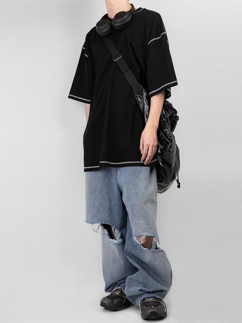 Skater Cutting Denim 