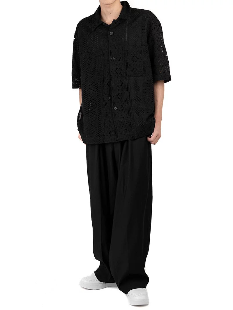 Lace Collar Shirt 