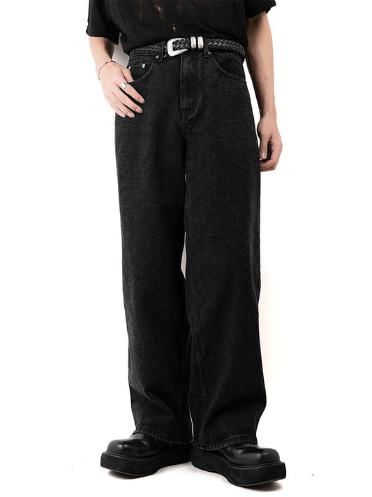 Basic Wide Denim Pants 