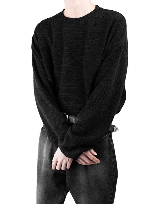 Marble Loose Fit Cotton Long Sleeve 