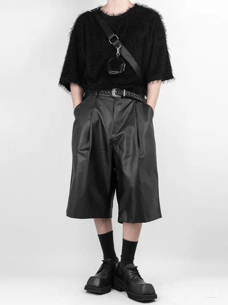 Fine Mohair Short Sleeve Knit 
