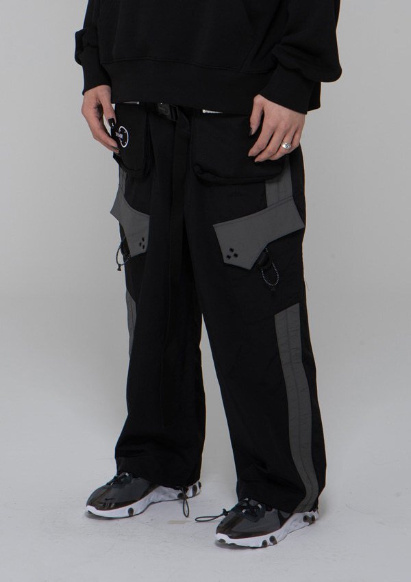 [DE-NAGE]Combat cargo pants Gray_0070 
