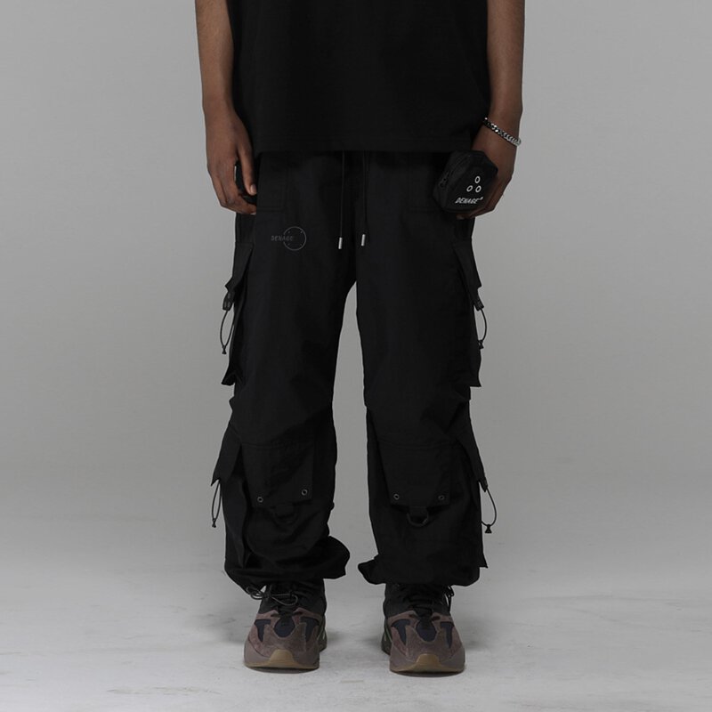 [DE-NAGE] 9 Pocket Cargo Pants Black_0050