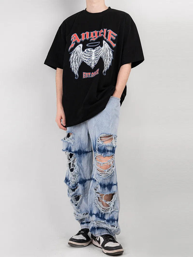 Angele Printed Over T-shirt 