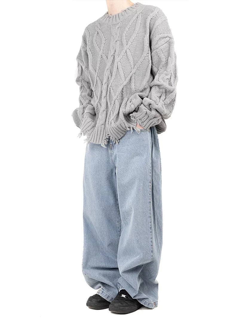 Maxi Wide Denim Pants 