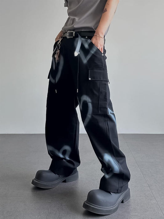Heart cargo Wide Pants 